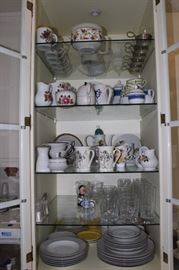 Various bone china tea sets.