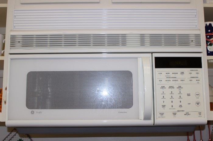 GE Profile microwave.