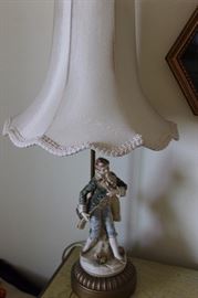Figurine table lamp.