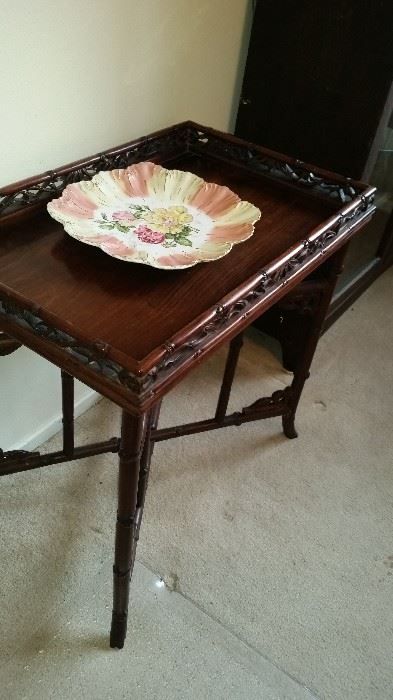 Asian side table $125
