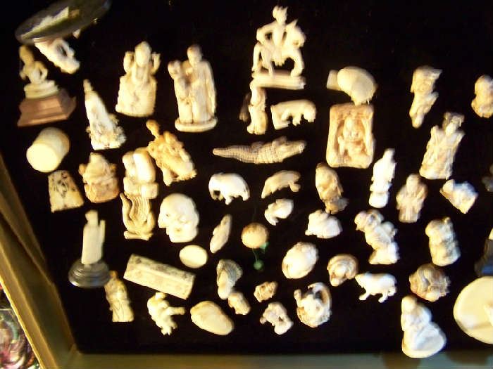 Collection of Bone Figures