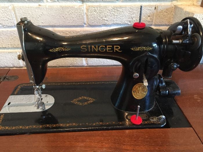 circa 1948 Singer sewing machine