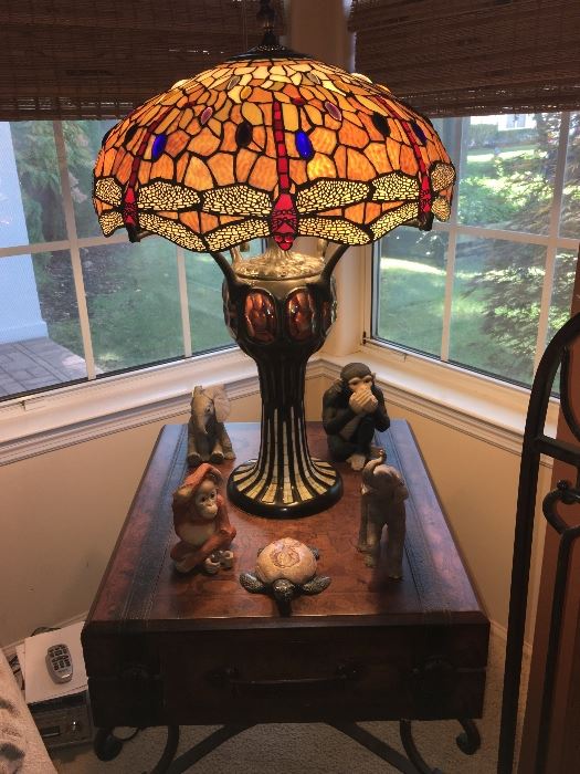 Interesting stained glass lighting