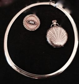 14 KT gold Omega necklace and other 14 KT