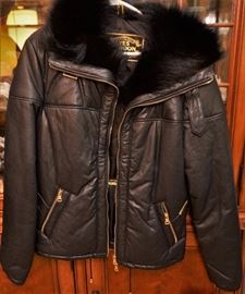 Yes London leather coat
