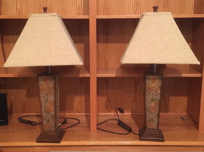 Nice casual lamps fit any decor.