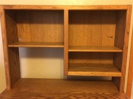 Removable shelving unit.