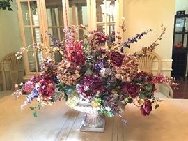 Fancy Oversized Silk Floral Centerpiece.