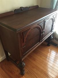 antique credenza - great for your entrance of dining room!