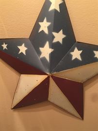 metal star - flag