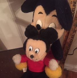 mickey mouse stuffed toys - antiques