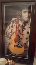 framed guitar - Elvis Presley