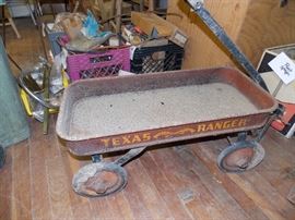 Rough but cute Texas Ranger wagon