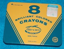 Crayon tin