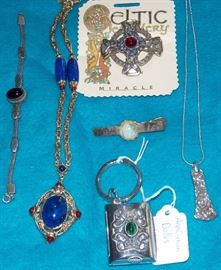 More sterling and hand made jewelry