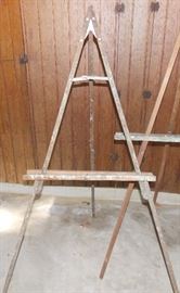 Vintage artists easel