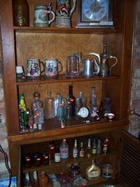 Steins, pitchers, bottles