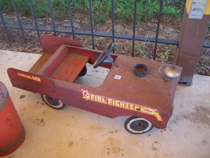 Fire Fighter pedal car