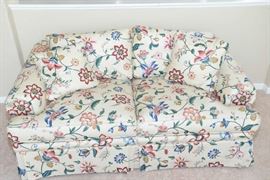 Ethan Allen living room love seats - two identical 65"long x 31"tall (back) x 37"deep