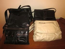 Leather purses: Stone Mountain, Worthington, Fossil, Apt. 9