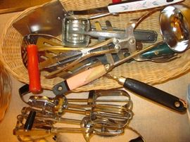 Vintage kitchen utensils