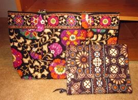 Vera Bradley tote (new with tags), plus a Vera Bradley travel jewelry bag (new with tags)