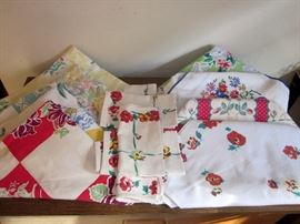 Vintage tablecloths