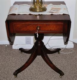 Mahogany Drop Leaf Table