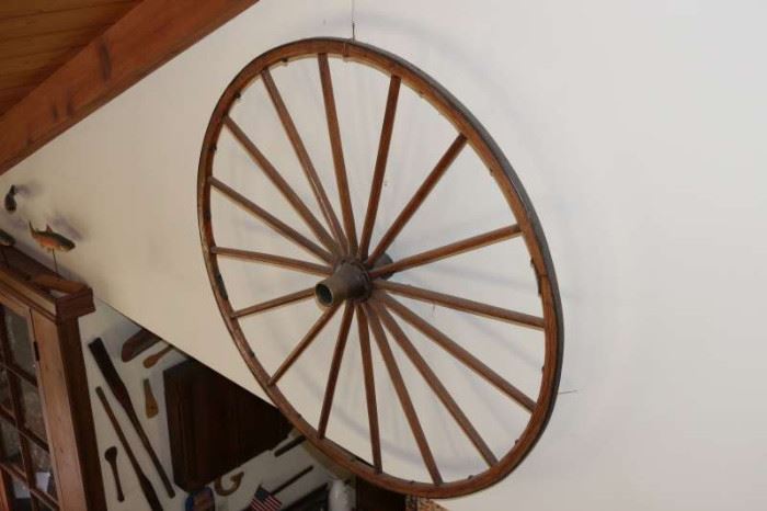Antique Carriage Wheels (2)