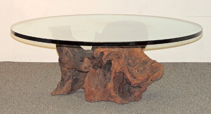 Lot 18 Spalted Sycamore Root Cocktail Table