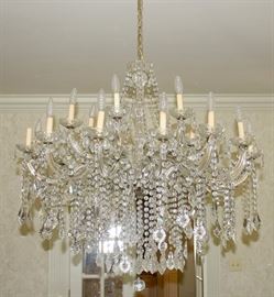 Lot 264 Murano Glass Chandelier with 21 Arms