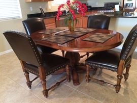 dining table and chairs