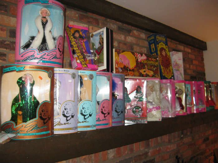 BARBIES, MARILYN MONROE, ALL NEW IN BOXES