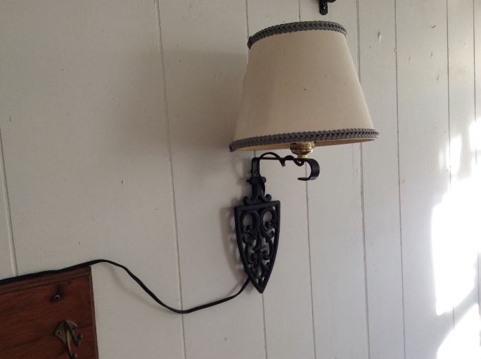 ONE OF TWO TRIVET LAMPS