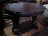Mahogany library table (needs repair)