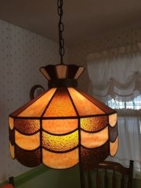 Vintage colored plastic chandelier