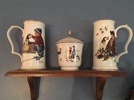 Norman Rockwell Mugs