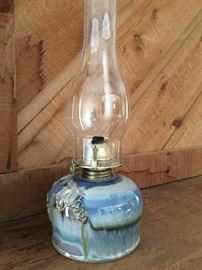 Vintage oil/kerosene lamp