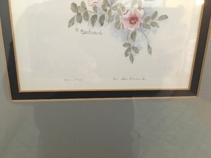 Vintage Mary Bertrand signed/numbered print (262/1900)