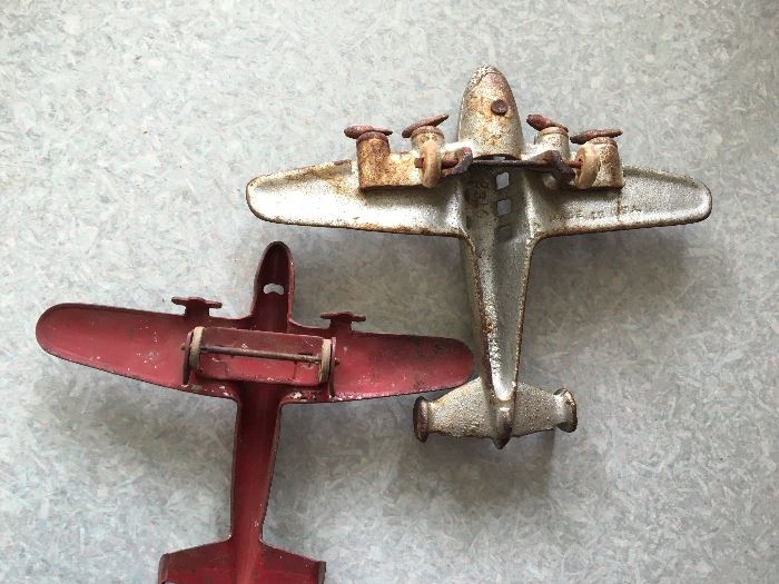 Vintage toy airplanes
