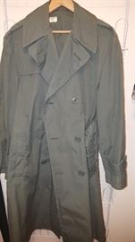 Army trench coat