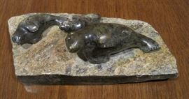 Seals: Alaskan Stone Carving & Porcelain Figurine