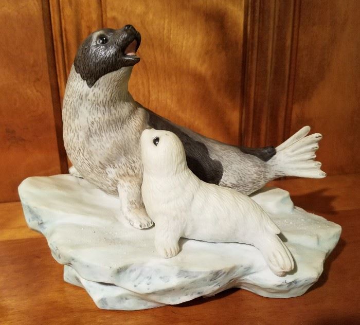Seals: Alaskan Stone Carving & Porcelain Figurine