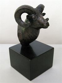 Bronze "Mountain Sheep Head Study" William Davis