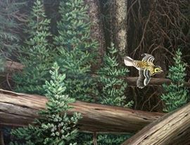 Original Acrylic on Board Painting by Gary Keimig