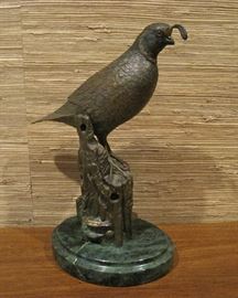 Bronze Sculpture "Quail" William Davis