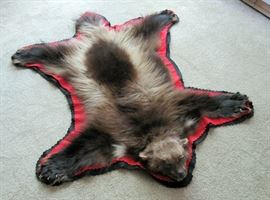 Wolverine Pelt Rug