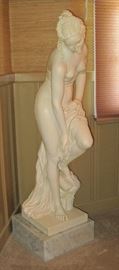 3" Classic Italian Composite Marble Garden Statue