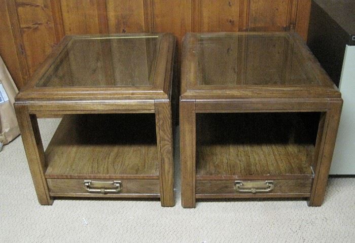 End tables. Part of a king bedroom set