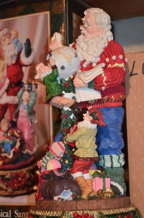 Huge Santa Collection and lots of Christmas Decor